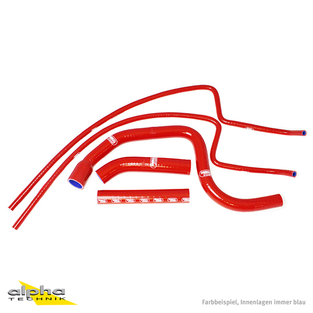 SAMCO SPORT Silicone Hose Kit Red for Triumph Speed Triple 1050i Model Year 2011-2015