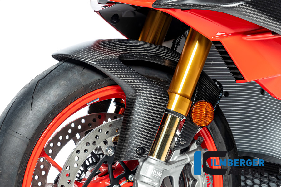 Ilmberger Carbon Rear Mudguard fronte matte for Aprilia RSV4 / Tuono V4 2021-