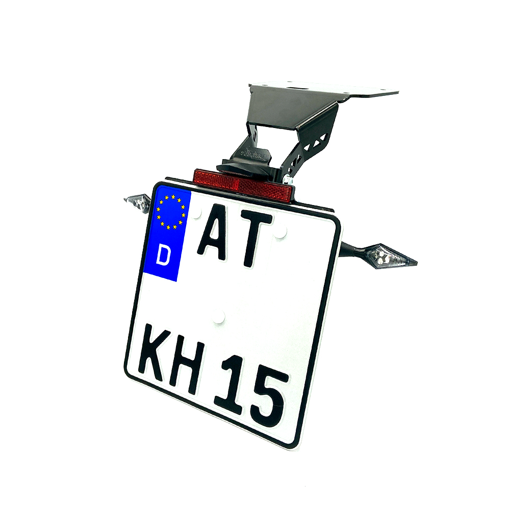 alpha Technik Number Plate Holder for Yamaha YZF-R3 / YZF-R3A / MT-03 / MTN320-A Model Year 2015-