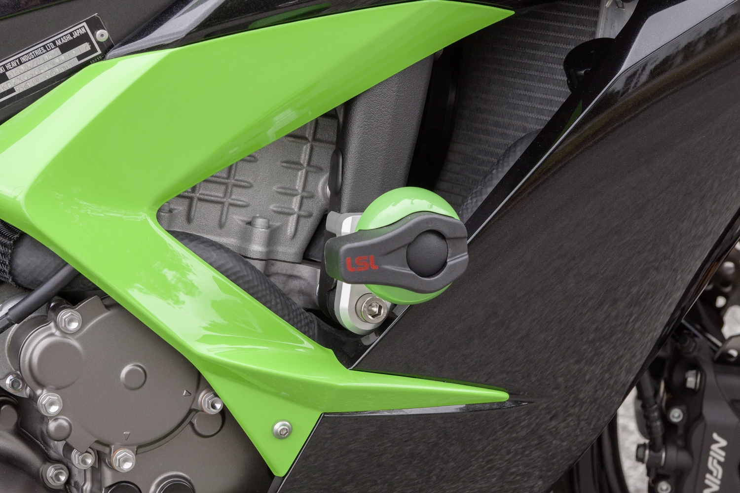 LSL Crash Pad Mounting Kit for Kawasaki ZX-6R 636 ABS, 2013-
