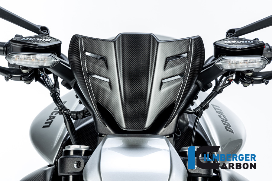 Ilmberger Carbon Windscreen, matte, Ducati Diavel V4, 2023-