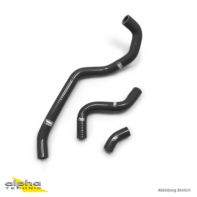 SAMCO SPORT Silicone Hose Kit black for Yamaha XT660R XT660X Model Year 2004-2014