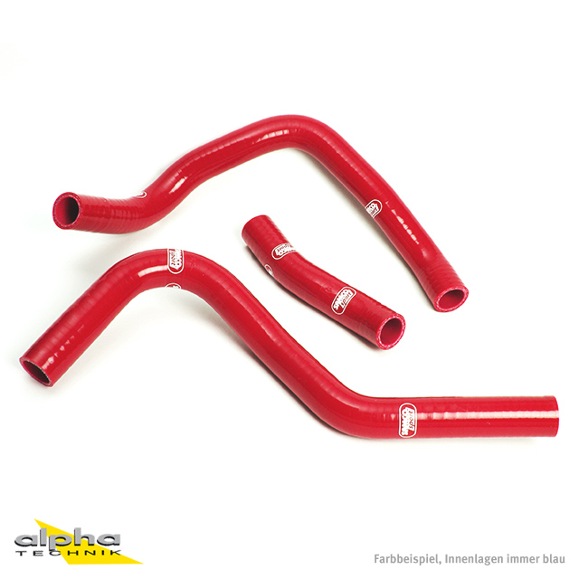 SAMCO SPORT Silicone Hose Kit red for Suzuki GSXR1000 Model Year 2001-2004