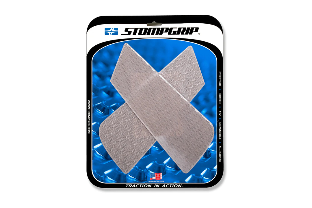Stompgrip clear Icon, for various Ducati, MV Agusta, Moto Guzzi, and Triumph models