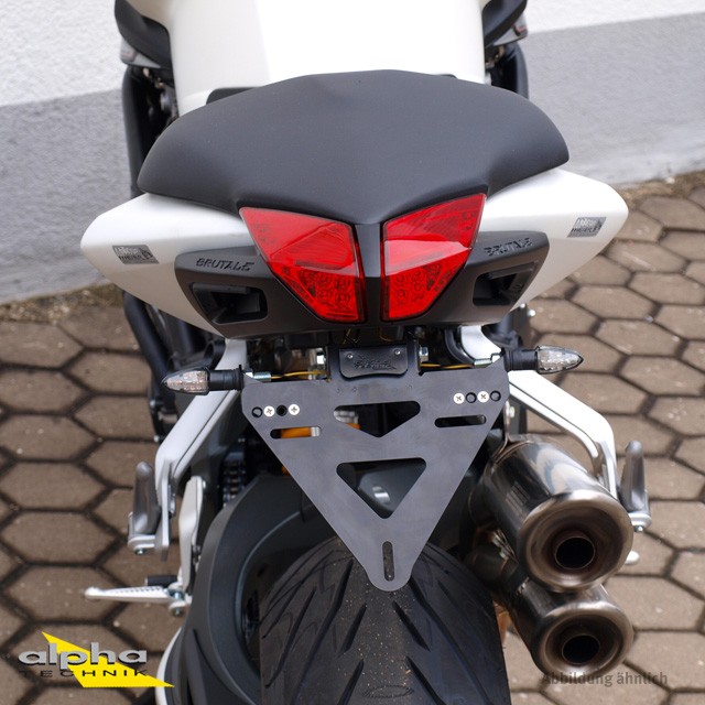 alpha Technik Licence Plate Holder MV Agusta Brutale 920; Type B5; Model Year 2011 - 2013