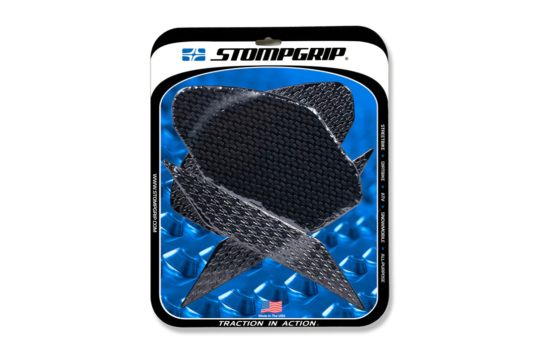 Stompgrip black, Icon, for Kawasaki Ninja 400, 2018-2024