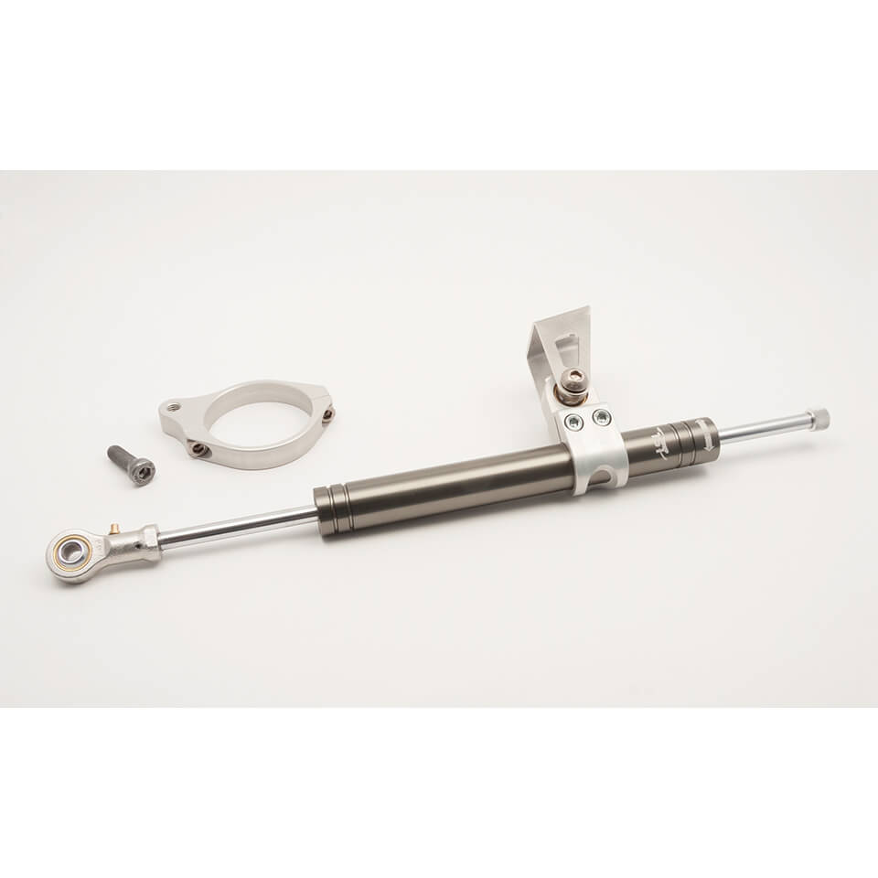LSL Steering Damper Kit with Type Approval for Triumph Thruxton R, 2016-, black