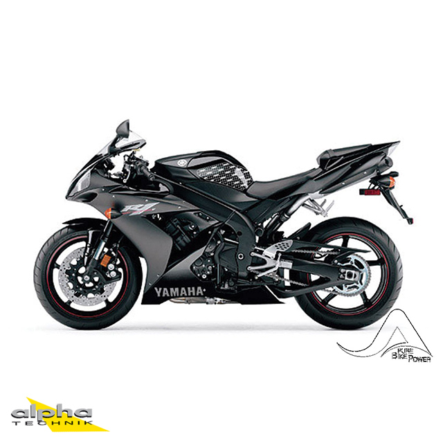 Stompgrip black, Volcano, for Yamaha YZF-R1, 2004-06