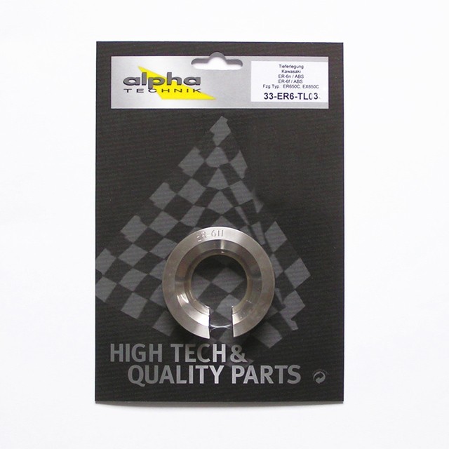 alpha Technik Lowering Kit 25mm for Kawasaki ER6n, ER6f; Type ER650E, EX650E; Model Year 2012-