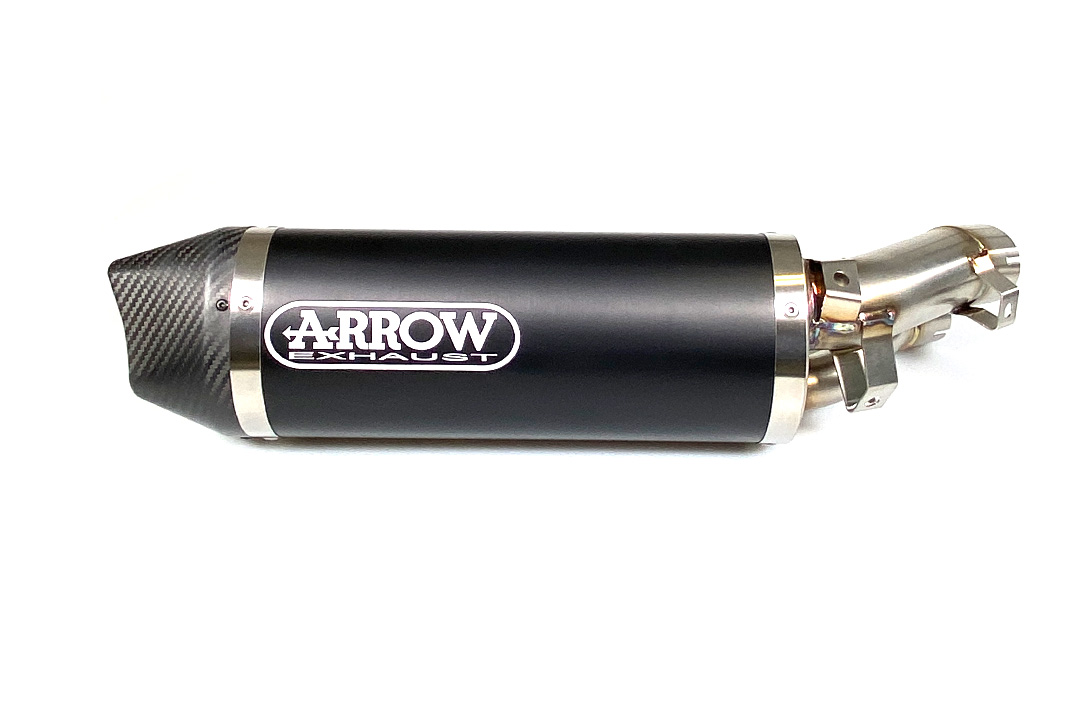 ARROW RACE TECH Exhaust for BMW S1000XR 2015-16 in black aluminium