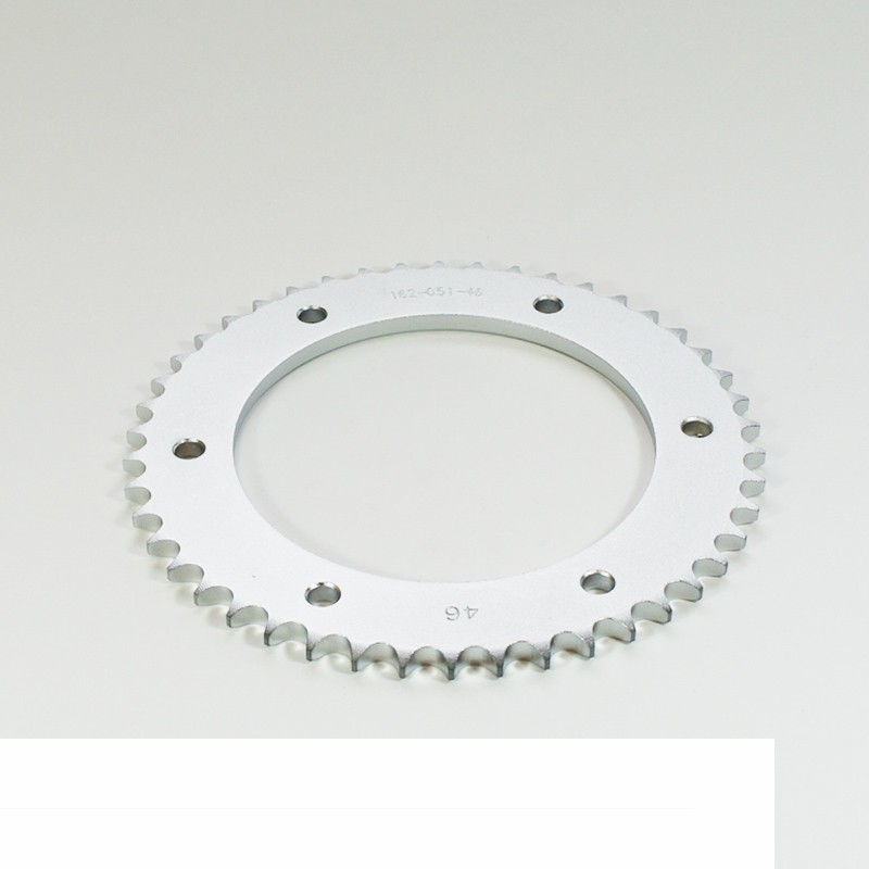 rear sprocket Steel, 46 Teeth, Pitch 428