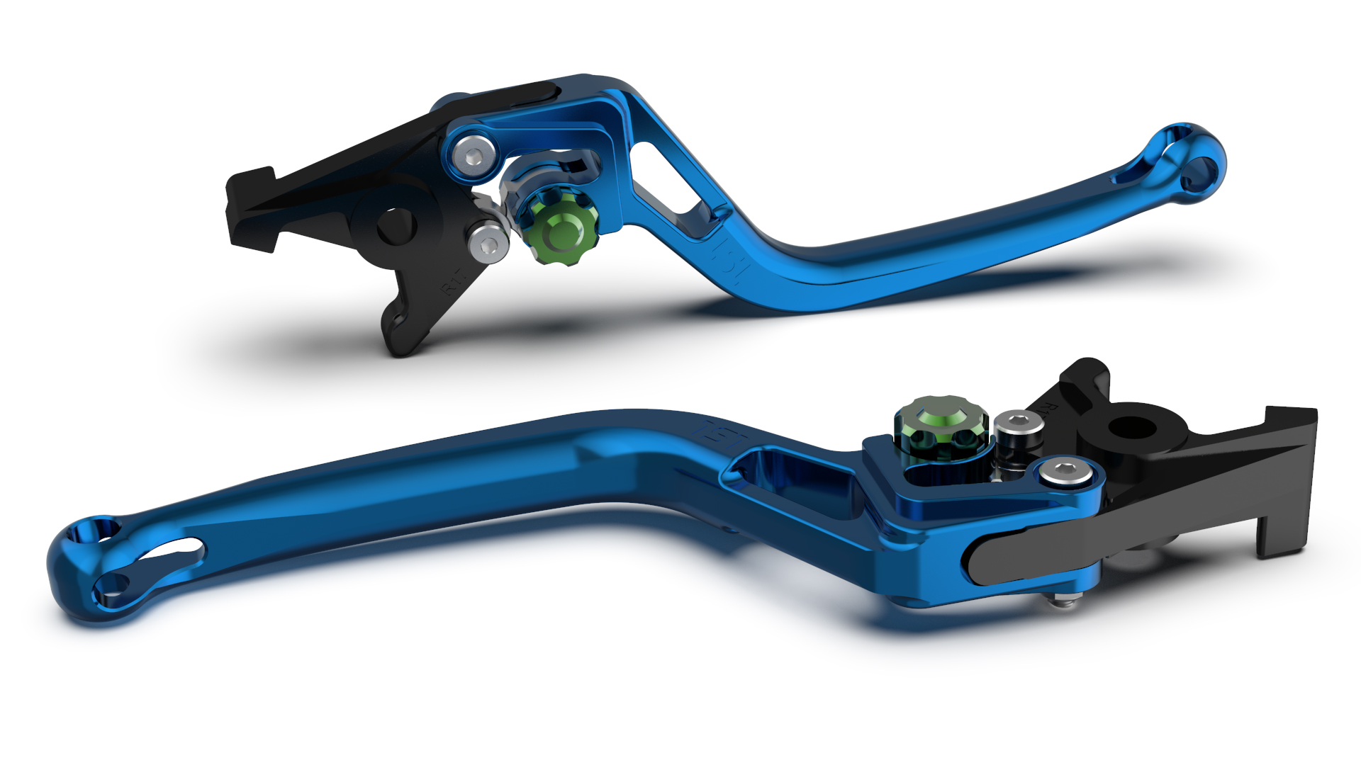 LSL BOW R82 Brake Lever, blue/green
