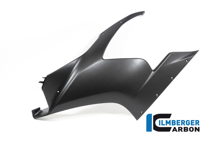 Ilmberger Carbon Fairing Side Panel prepared for Winglet left side L/S, matte, Ducati Panigale V2 2020-
