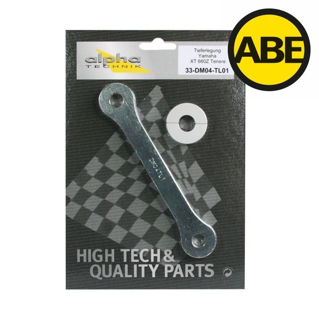 alpha Technik Lowering Kit 40mm for Yamaha XT660Z Tenere; Type DM04; from model year 2013-