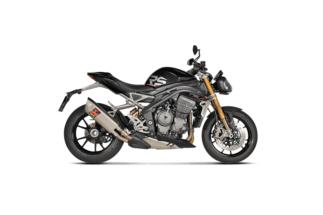 Akrapovic Slip-On Line (Titanium) exhaust system for Triumph Speed Triple 1200 RS / RR, from model year 2022-
