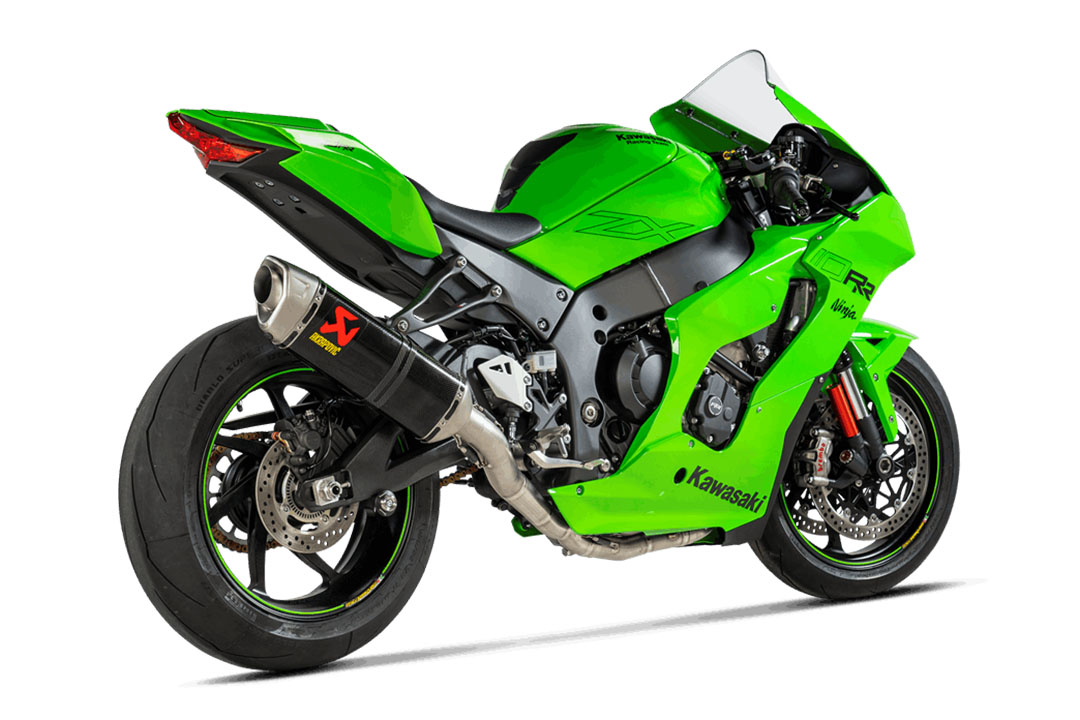 Akrapovic Evolution Line (Carbon) exhaust system for Kawasaki Ninja ZX-10R and ZX-10RR from Model Year 2021-