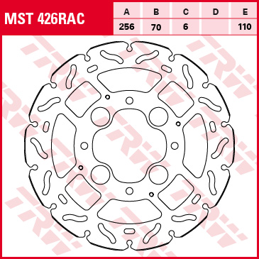 TRW brake disc Sportiv fixed MST426RAC