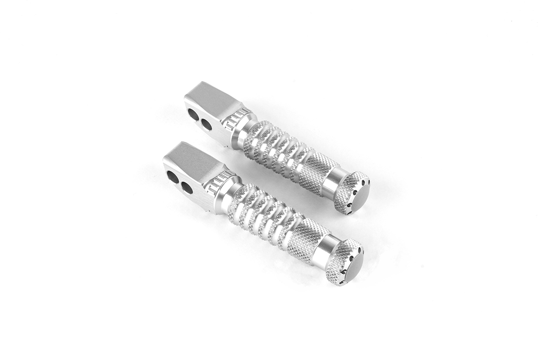 Gilles Sport Replacement Pillion Footrest Kit, Silver, for Yamaha MT-07 Tracer, Tracer 700