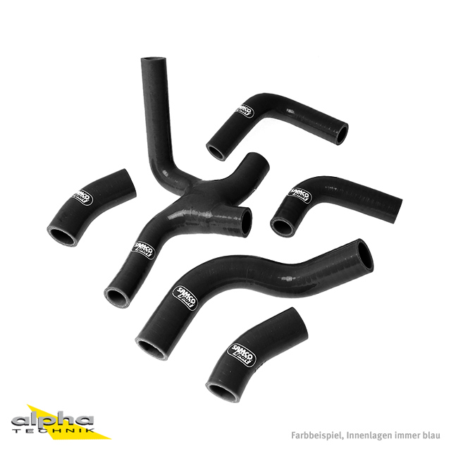 SAMCO SPORT Silicone Hose Kit, Black, for Ducati 851 888 Model Year 1987-1991