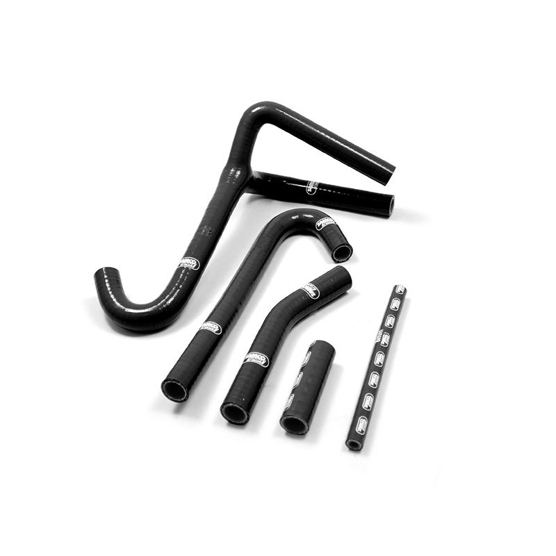 SAMCO SPORT Silicone Hose Kit Y-piece - Race Design black for KTM 440 EXC 500 MX 550 M XC Model Year 1988-1996