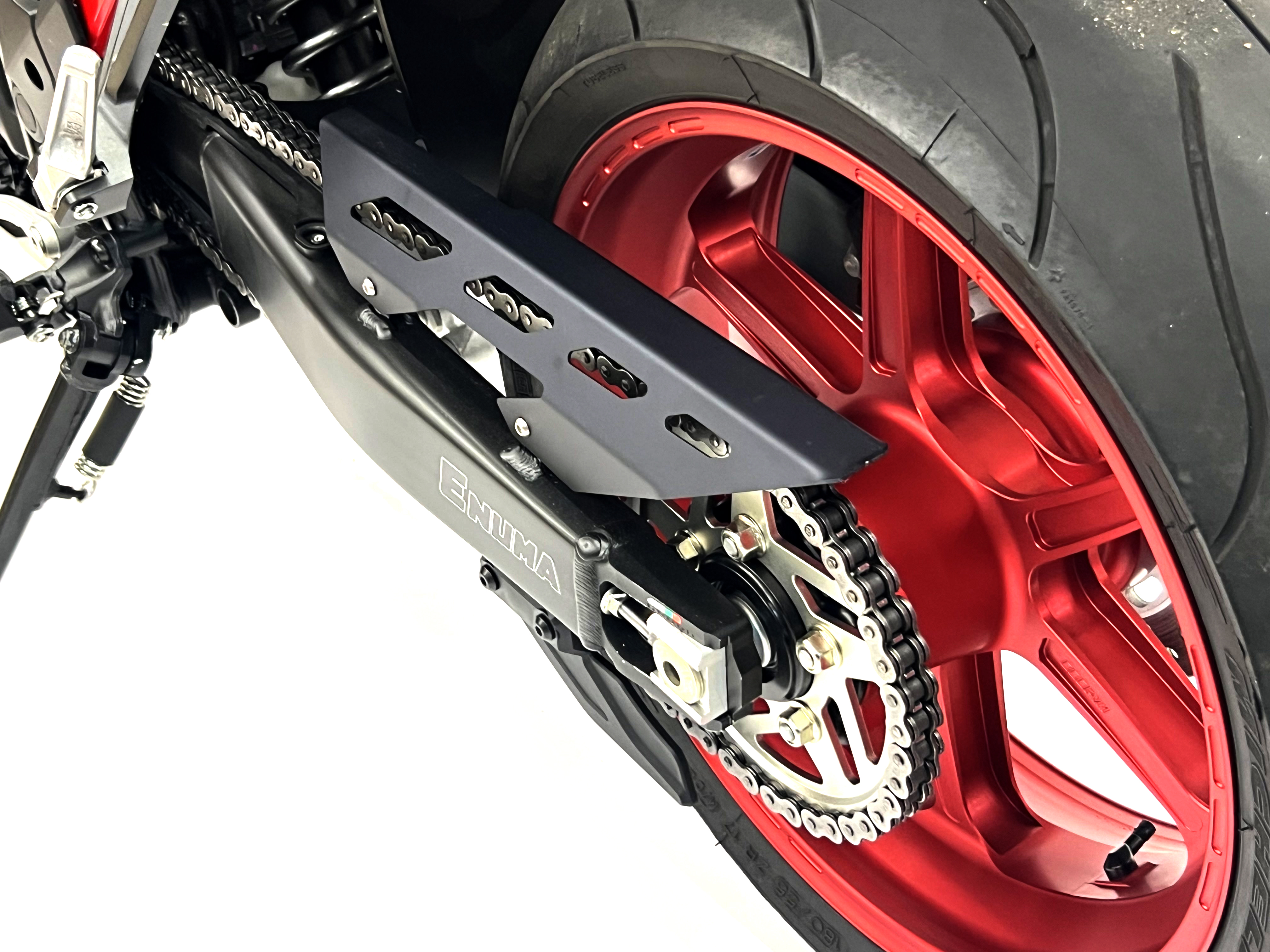 PVM 3V Conversion Kit 17 Inch Aluminium Forged Wheels Matte Red for Honda Africa Twin CRF1100 from 2020-