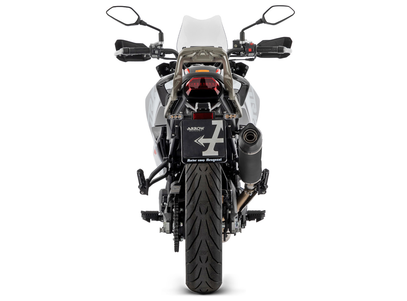 ARROW INDY RACE EVO DARK Aluminium Exhaust for Benelli TRK 702 / 702 X Model Year 2023-