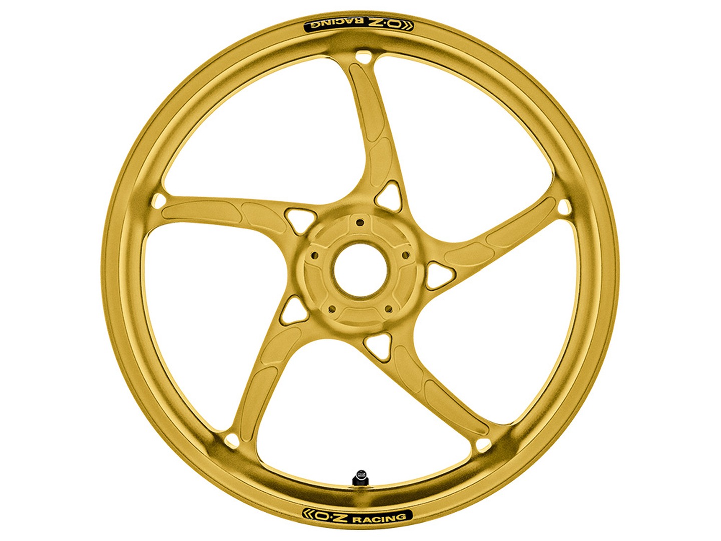 OZ Piega R Aluminium Wheel Set in matte gold for BMW S1000RR (HP4 Wheels Kit), 2013-2018 and HP4, 2013-2014