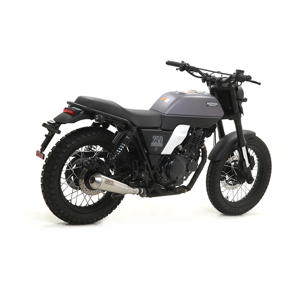 ARROW PRO-RACE Stainless Steel Exhaust for Brixton Felsberg 250 Model Year 2020-