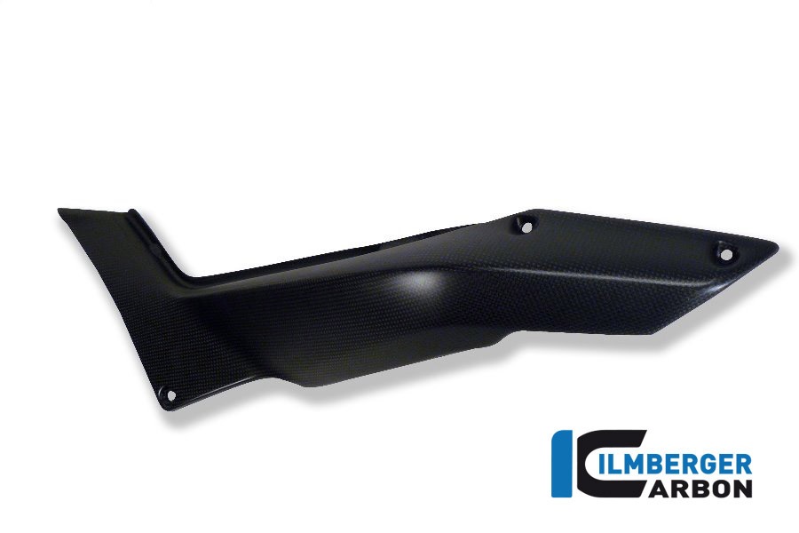 Seitendeckel unterm Sitz links, Carbon