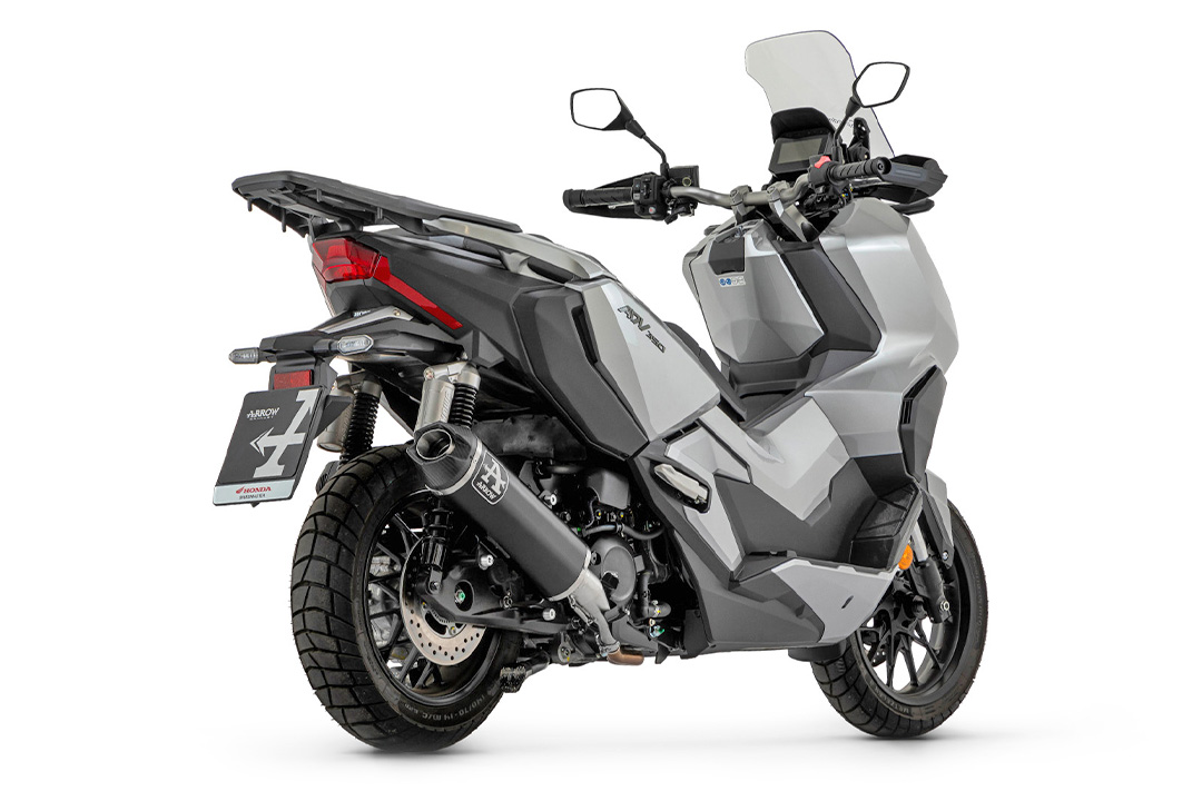 ARROW Exhaust DARK INDY RACE for Honda ADV 350 from 2022-