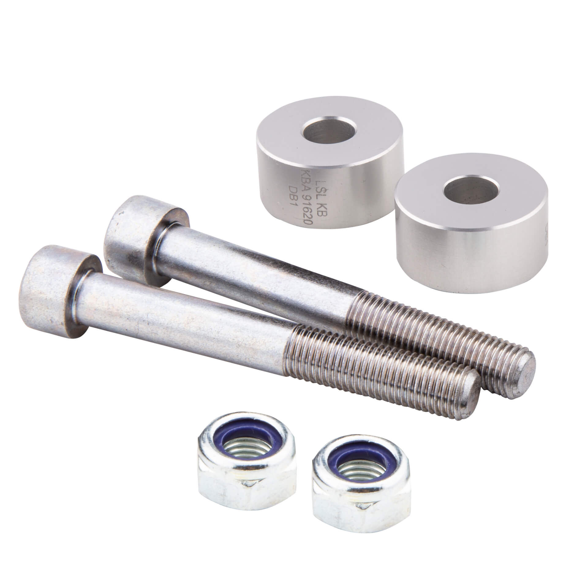 LSL Clamp Riser 15 mm, Screw Length 85 mm, Silver