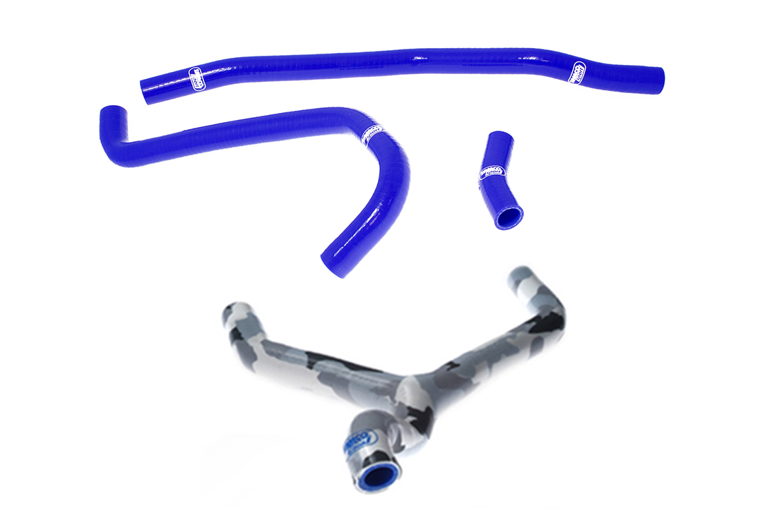 Image shows kit in blue plus colour sample