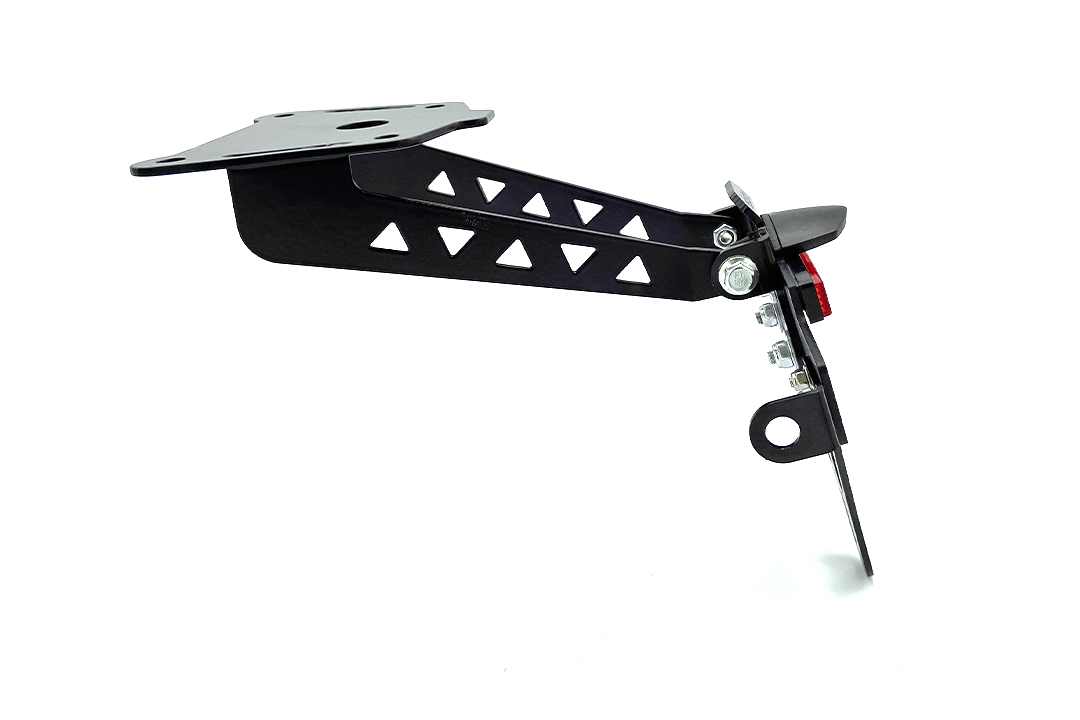 alpha Technik Number Plate Holder for Kawasaki Z900RS Cafe, Type ZR900C / ZR900K / ZR902A, from model year 2018-