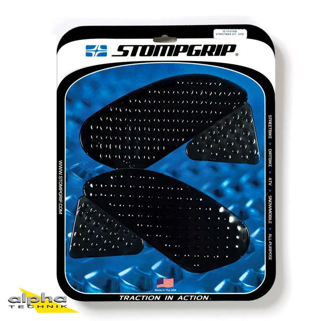 Stompgrip black, Volcano, for Honda CBR250R, 2015 and CBR300R, 2015-2025