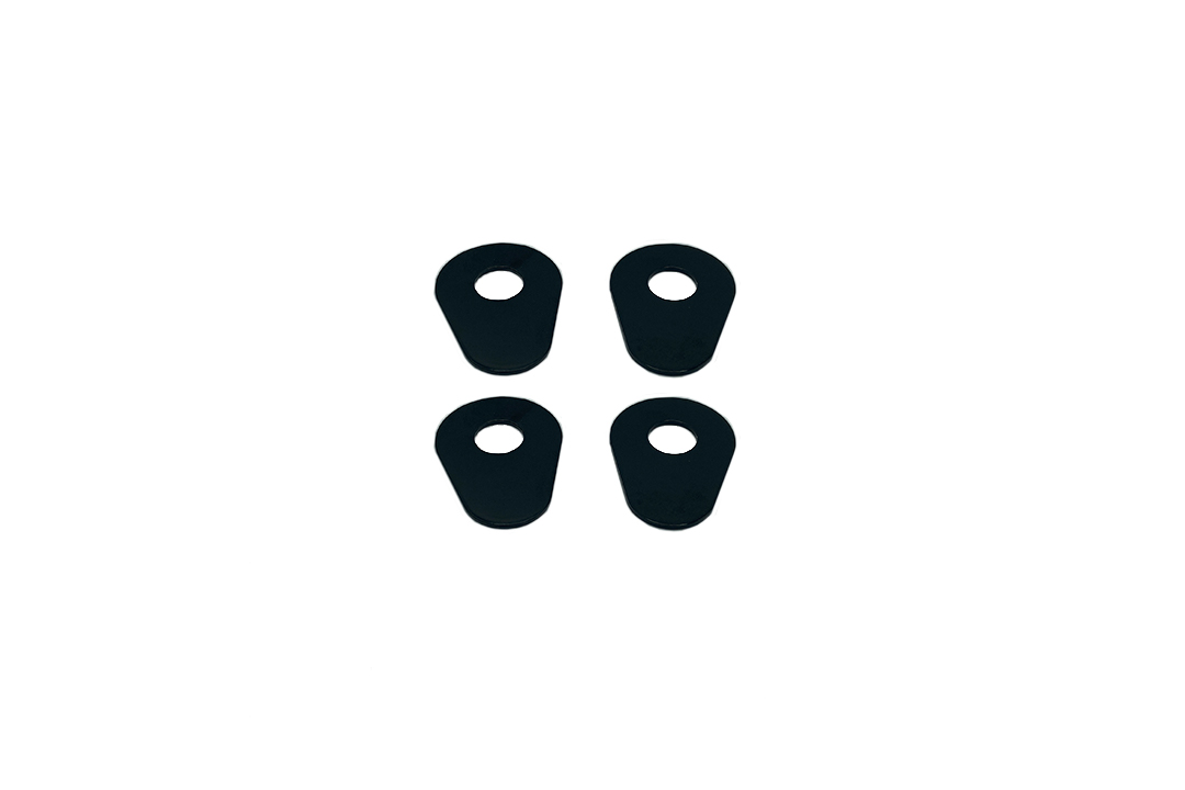 alpha Technik License Plate Holder-flasher light, turn signal-Kit X-LED (front + rear) for Yamaha MT-07 RM33 / RM34 from model year 2021