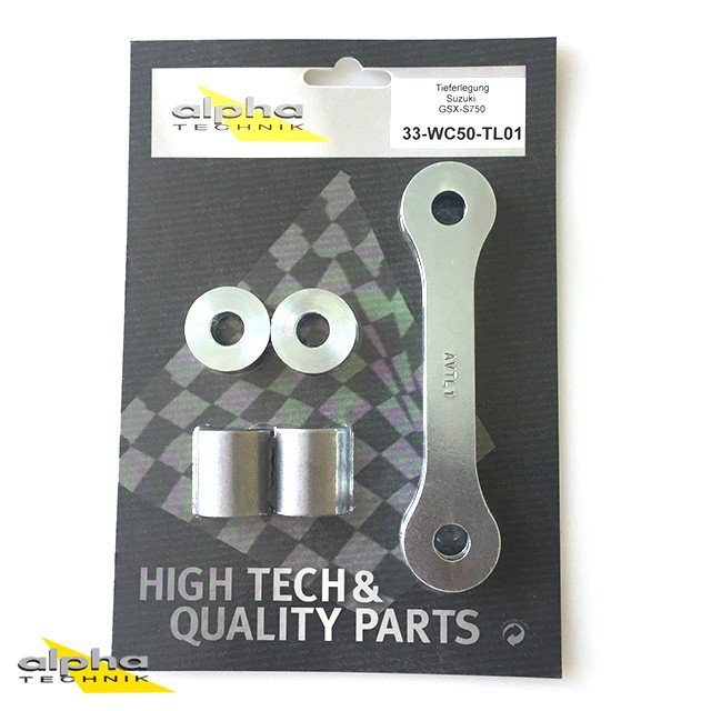 alpha Technik Lowering Kit 30mm Suzuki GSX-S 750; Type WC50, WC52; Model Year 2017-