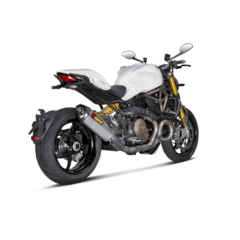 Akrapovic Link Pipe (Titanium) exhaust system for Ducati Monster 1200 R year 2017-2018