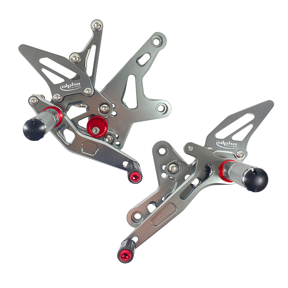 >TRACK< footrest Rearset System titan for Kawasaki Ninja 400 from 2018 / Z400 from 2019 ABE