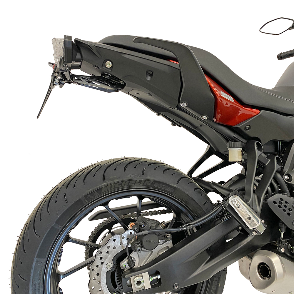 alpha Technik, Number Plate Holder for Yamaha Tracer 700; Type RM30, RM31; Model Year 2020-