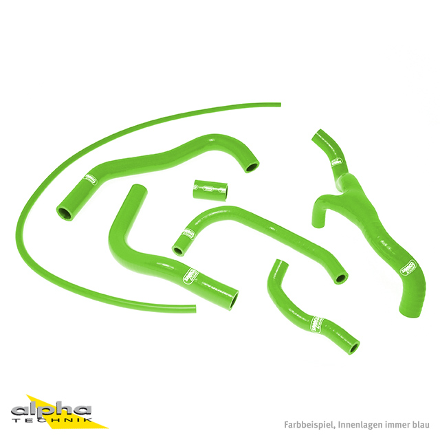 SAMCO SPORT Silicone Hose Kit green for Honda CBR600RR Model Year 2007-2024