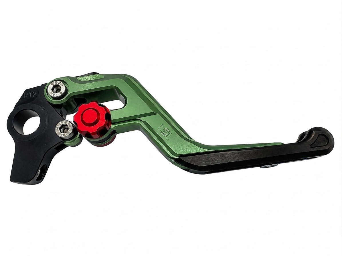 LSL ERGONIA Brake Lever R21 Green/Red/Black