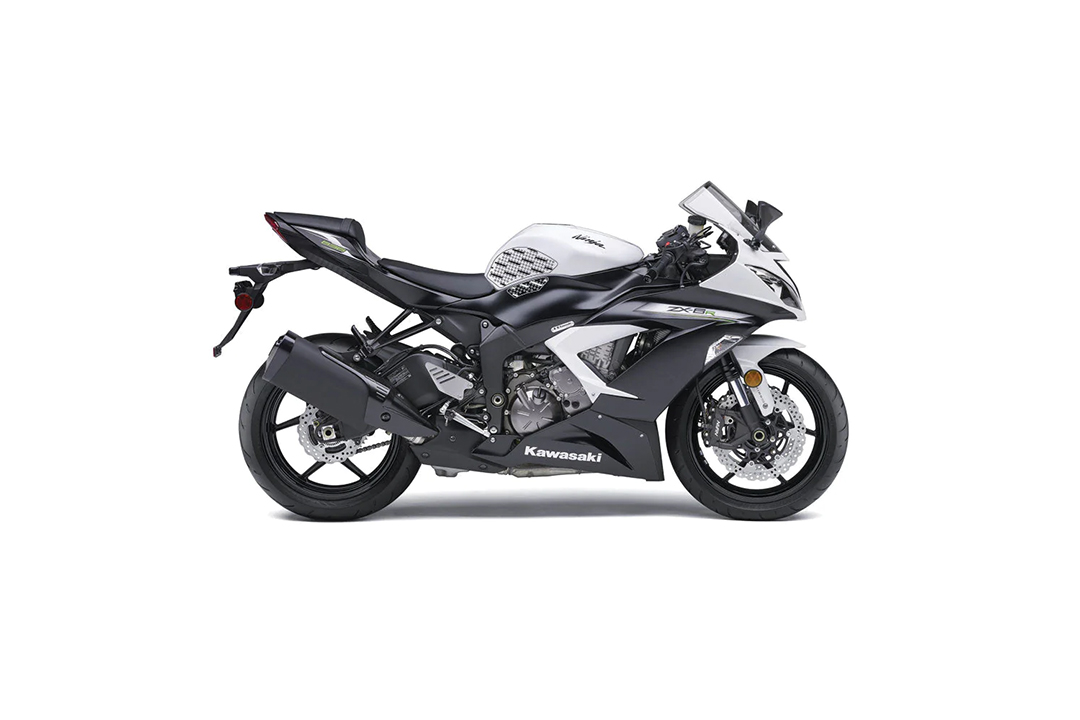 Stompgrip hybrid, Icon, for Kawasaki ZX6R Ninja, 2009-2025