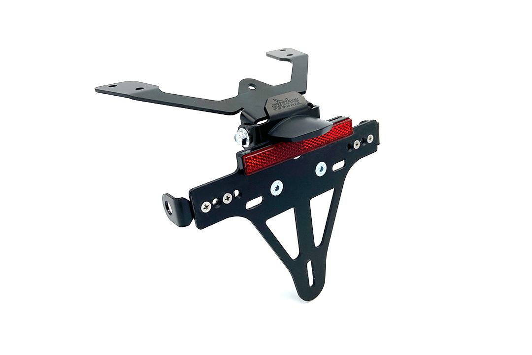 alpha Technik Number Plate Holder for Kawasaki ER-6F / ER-6N; Type EX650C / ER650C; Model Year 2009 - 2011