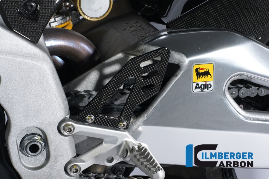 Fersenschutz links / rechts Fahrer, Carbon