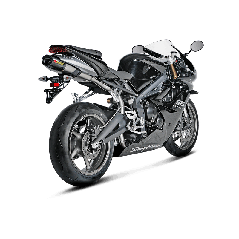 Akrapovic Slip-On Line (Titanium) silencer for Triumph Daytona 675 year 2006-2008