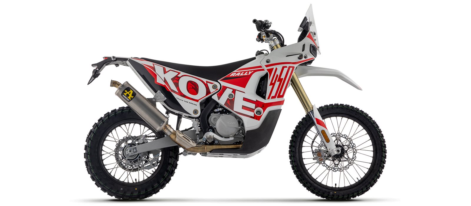 ARROW INDY RACE Titanium Exhaust for Kove 450 Rally Model Year 2023-