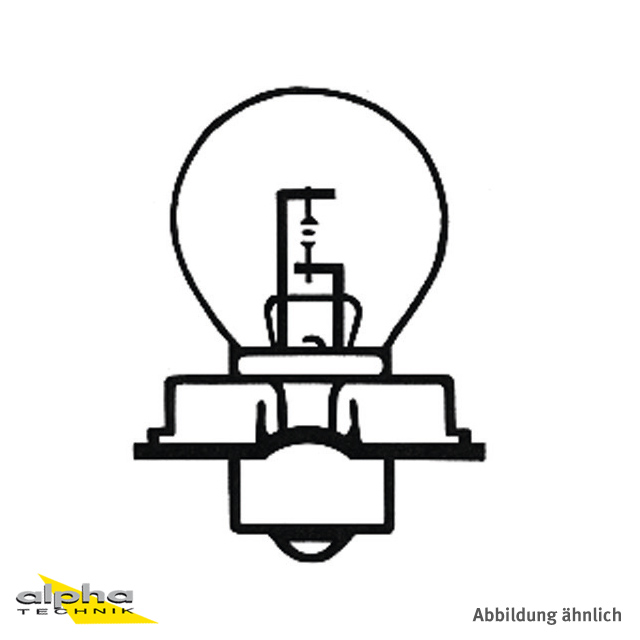 Bulb 6V 15W P26S, Bilux