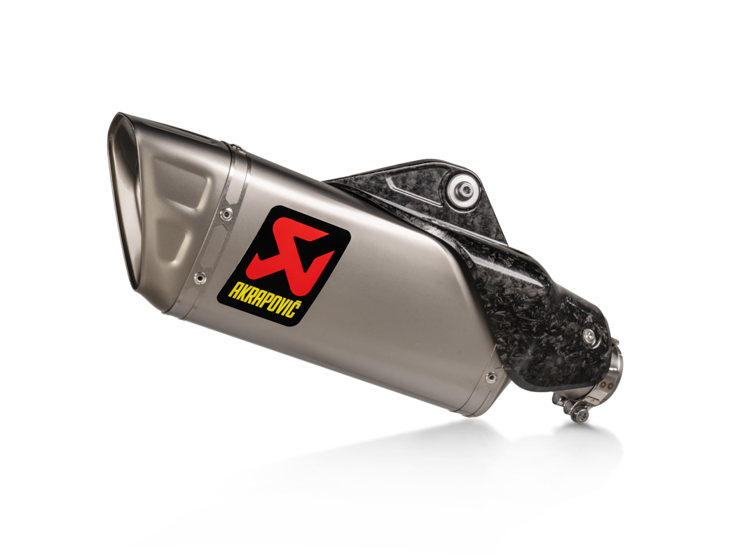 Akrapovic Slip-On Line (Titanium) exhaust system for Yamaha MT-10 (SP) from model year 2022-2024