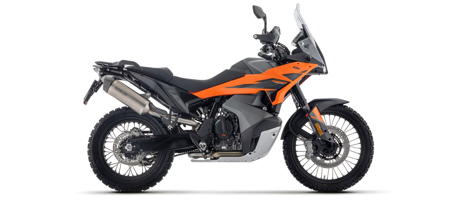 ARROW RACE-TECH Titanium Exhaust for KTM 890 Adventure from model year 2025-
