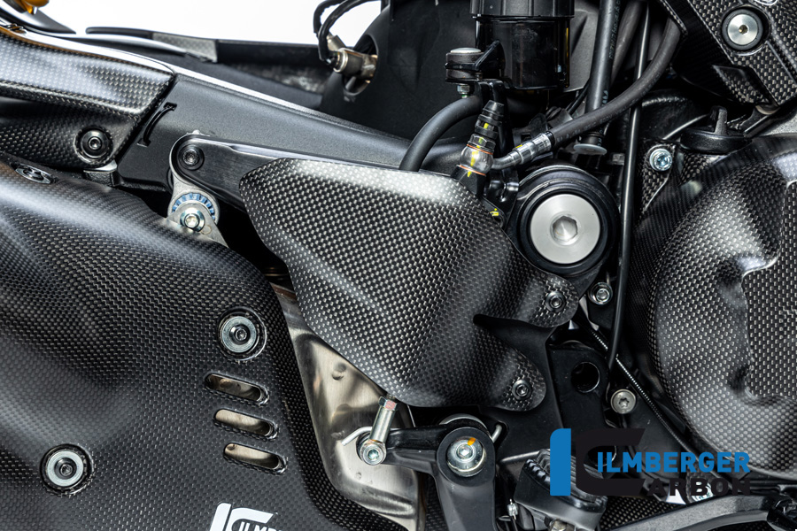 Ilmberger Carbon Heel Guard right side R/S, Matt, Ducati Diavel V4, 2023-